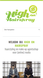 Mobile Screenshot of highonhairspray.nl